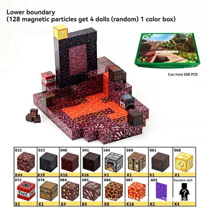 Creative Street View Magnetic Building Block Bricks – Famous World Architecture DIY Model for Kids