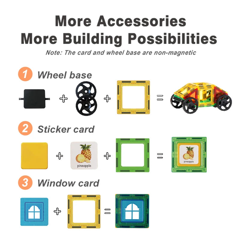 Magplayer Magnetic Building Blocks Construction Set