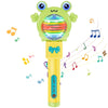 Kids LED Music Wand with Rotating Lights – Bunny & Frog Rubber Toy, 26 x 9.6 cm (10.24 x 3.78 in)