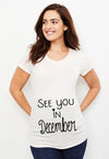 See You in May Print Pregnancy Announcement T-Shirt | Maternity Short Sleeve Tee | New Mom Shirts | Pregnancy Clothes Tops