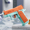 Kids Mechanical Continuous Firing Water Gun – High Pressure Mini Pistol Toy