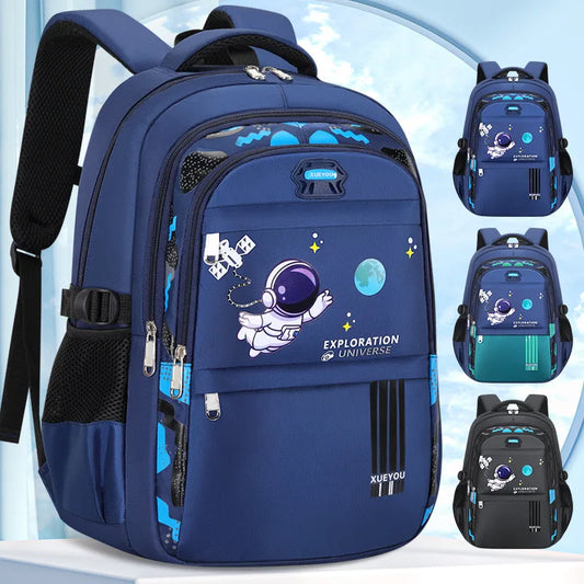 Kids Astronaut School Backpack – Waterproof Primary Book Bag for Boys, Mochila Infantil - Kidzy Market
