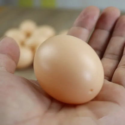 MOONBIFFY Fake Egg Toy for Kids – Plastic Simulation Kitchen Play, DIY Painting & Educational Craft