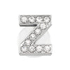 Glitter Rhinestone Alphabet Shoe Charms — Crystal Letter PVC Shoe Decoration for Clogs, Backpacks & Wristbands (2.5–3 cm / 0.98–1.18 in) - 1 Piece