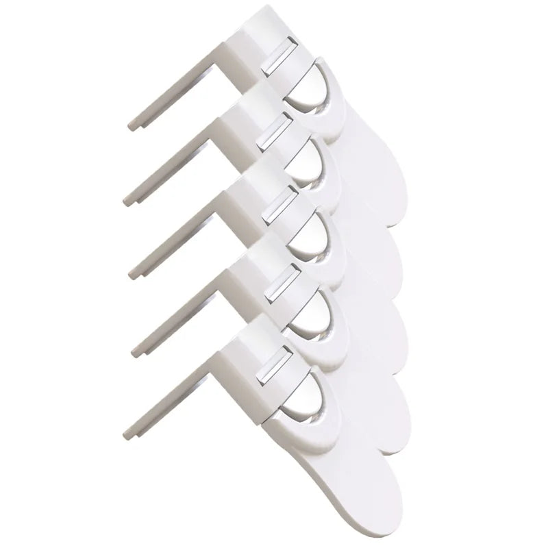 Home Baby Safety Locks Drawer Lock Anti-Pinching Hand Cabinet White Drawer Locks Refrigerator Lock Buckle Children Protection
