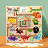 Wooden Magnetic Color & Number Maze Dinosaur Counting Toy – Montessori Toddler Learning Puzzle for Fine Motor Skills & Travel