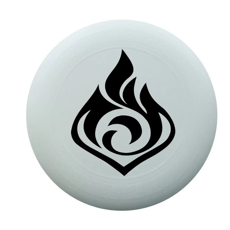 Flying Disc Frisbee Flying Saucer — 20 cm (7.9 in) & 27.5 cm (10.8 in) Portable Outdoor Throwing Toy for Kids & Adults