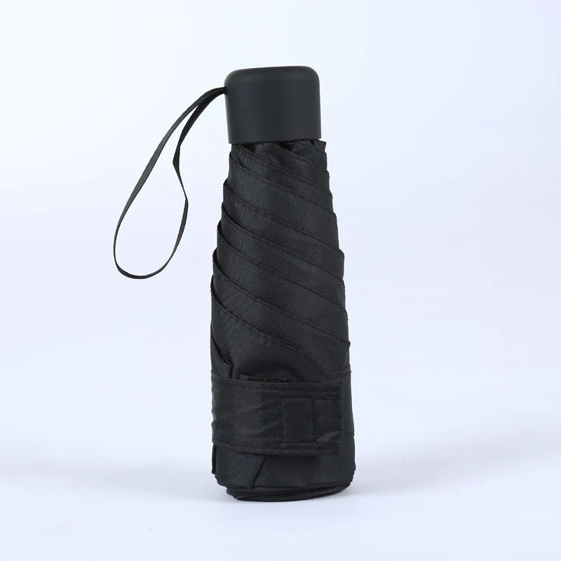 Mini Ultralight 5-Fold Pocket Travel Umbrella - Windproof, Compact Folding Umbrella with UV Protection for Men & Women