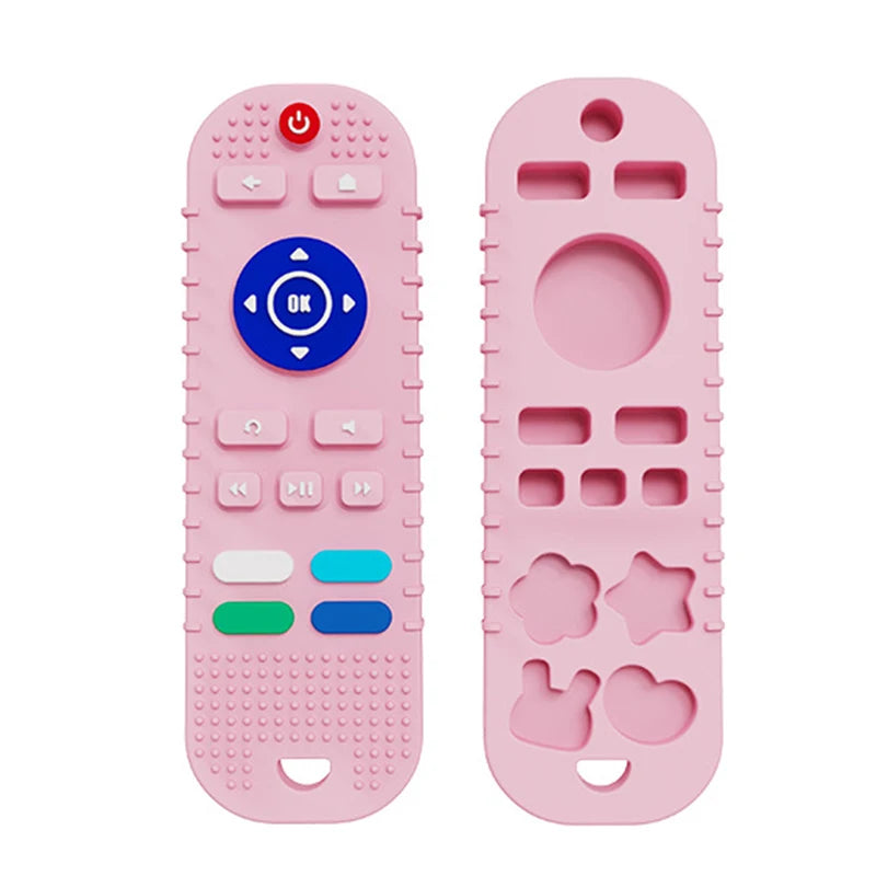 Silicone Baby Teething Toy - Remote Control Game Controller for Babies 6-12 Months | Perfect Gift for Teething Relief