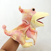 11 Style Dinosaur Plush Hand Puppets, Triceratops Tyrannosaurus Dilophosaurus Gloves