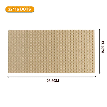 32x32 and 32x16 Dots Classic Base Plates – MOC DIY Plastic Bricks for City Building Blocks Toys