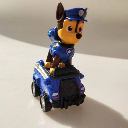 Paw Patrol Vehicle Playset – Chase, Skye, Marshall Pull Back Cars with Ryder Figure Building Blocks Toy