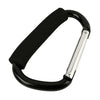 Large Aluminum Carabiner Stroller Hooks Organizer D-Ring Spring Snap Keychain Clip for Hanging Purses and Shopping Bags