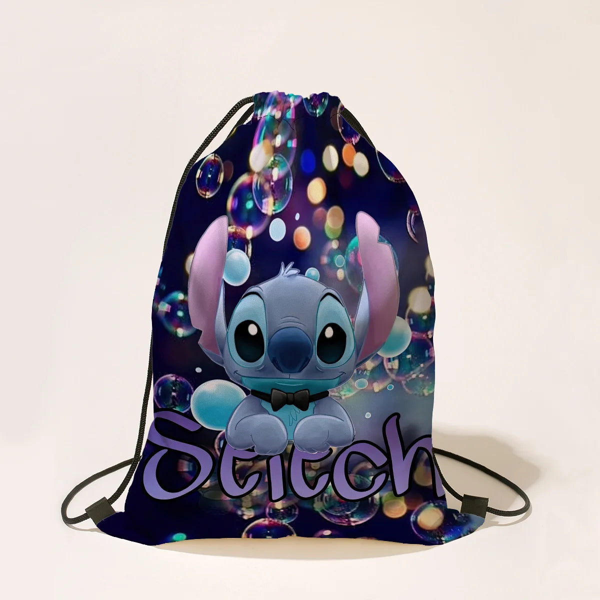Disney Stitch Cartoon Drawstring Bag for Boys and Girls | Party Gifts, Birthday Decorations, and Backpack - Kidzy Market