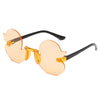 Rimless Cartoon Duck Kids Sunglasses - UV400 Anti-UV Cute Party Shades for Children