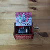 Merry Christmas Series Wooden Antique Carved Hand Cranked Music Box Classic Theme Birthday Party Gift and Family Decor