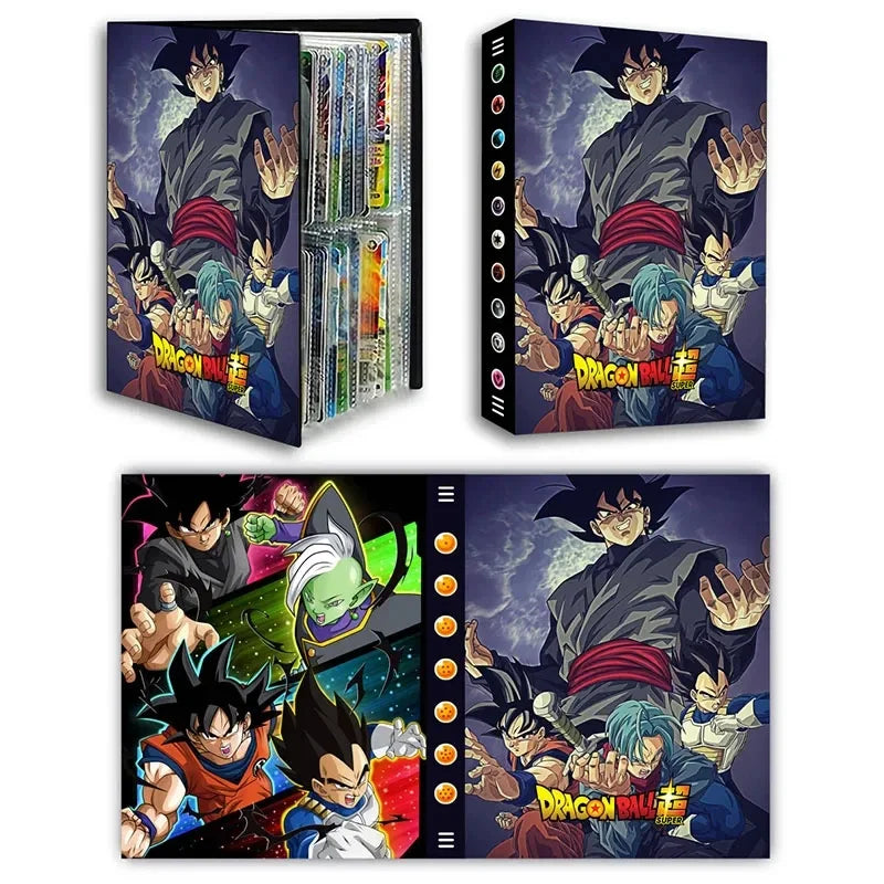 Dragon Ball Card Album - 240pcs Son Goku, Vegeta, Frieza Game Card Holder Binder, VMAX Card Collection, Kids Toy Gift