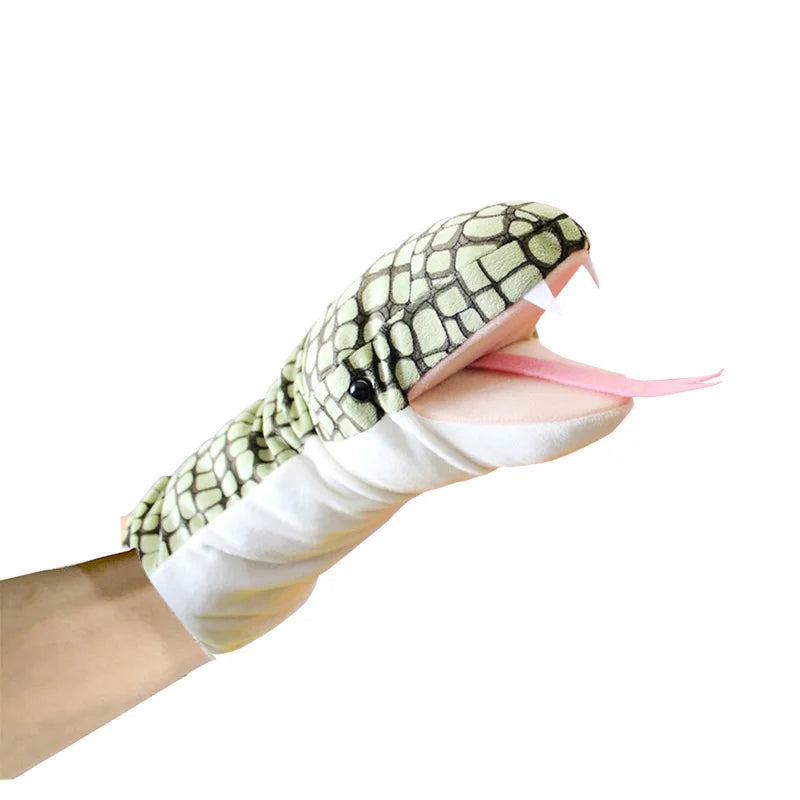 Soft Plush Horse Hand and Finger Puppet, Cartoon Toy for Kids Party Decoration