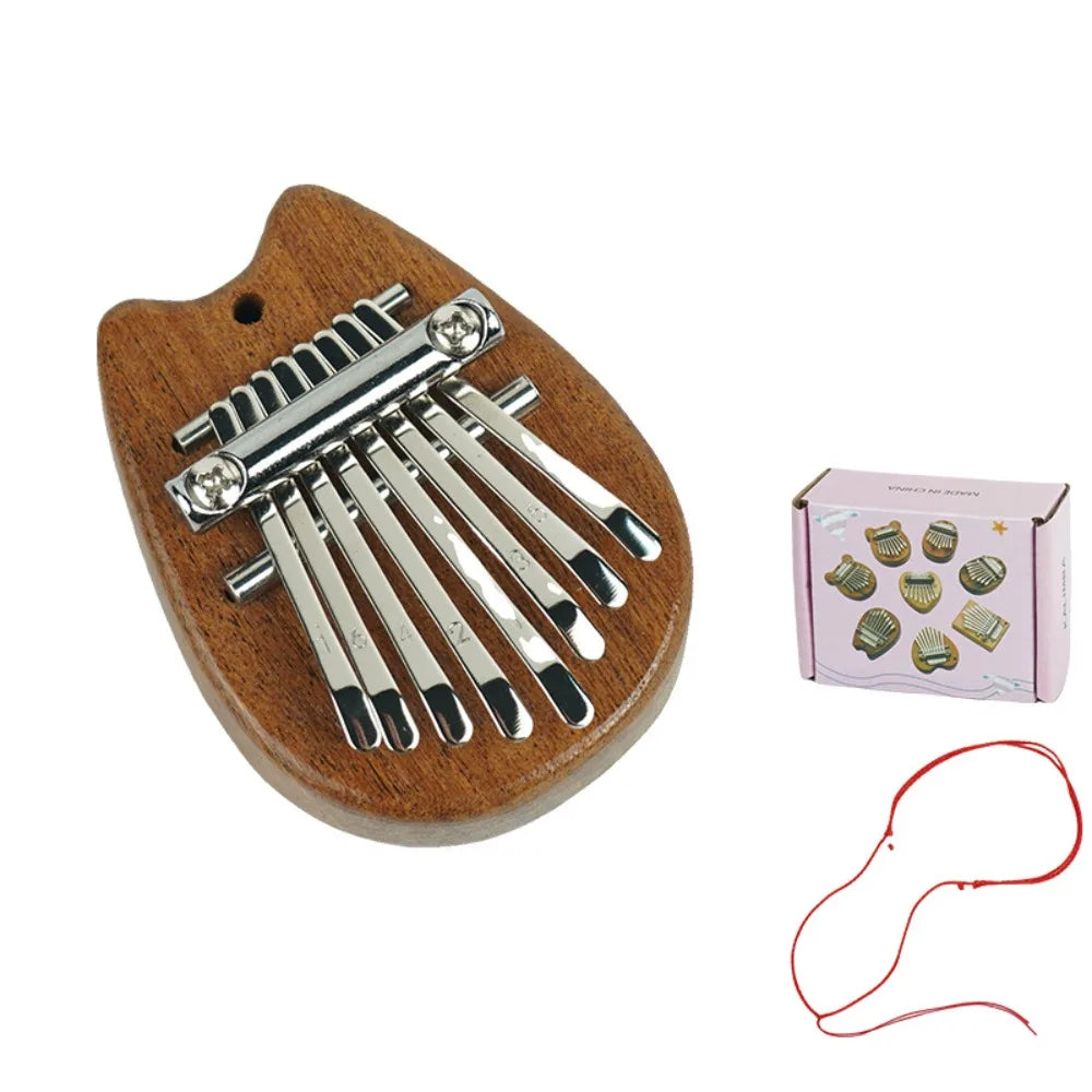 8-Key Finger Thumb Piano Pendant Kalimba Marimba Musical Instrument for Toddlers Kids and Beginners – view 14