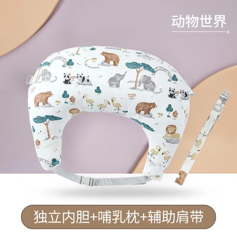 Adjustable Wedge Shaped Breastfeeding Pillow for Newborns and Expecting Mothers – Prevents Choking and Regurgitation