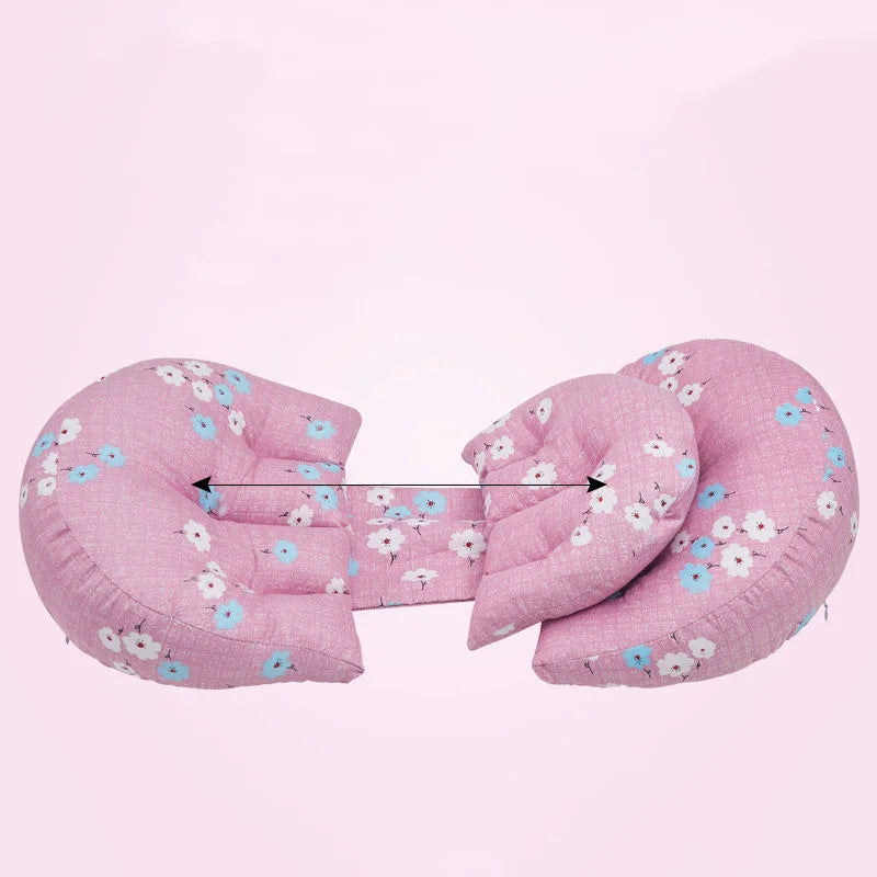 Multifunctional Adjustable Pregnancy Pillow - U-Shaped Body Support & Nursing Pillow for Pregnant Women