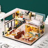 3D Wooden Mini Dollhouse Kit with Furniture – DIY Handmade Miniature House Puzzle for Ages 14+