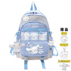 Anime Sanrio Cinnamoroll Plush Backpack – Blue Kawaii Large Capacity School Bag for Kids