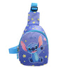 Kawaii Stitch Disney Girls Chest Bag – Cute Mini Outdoor Shoulder Bag for Boys & Girls, Children Zipper Waist Bag, Xmas Gift - Kidzy Market