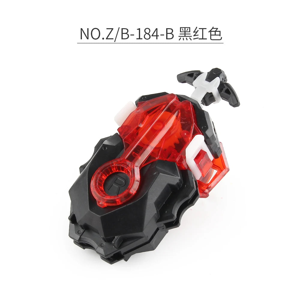 Z B-184 8-Color Metal Tube Custom LR Spinning Tops Launcher – Toy Set for Kids