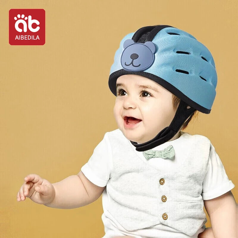 Baby Helmet Hat Lightweight Anti Collision Anti Fall Crawling Walking Protector Adjustable Head Protector Hats for Infant Kids