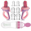 Silicone Squeezing Feeding Bottle Pacifier Spoon - Infant Rice Cereal Feeder
