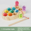 Wooden Magnetic Fishing Game for Kids – Educational Alphabet & Number Cognitive Toy, Interactive Learning Game (Ages 3–12)