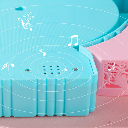 Fishing Toys with Electric Spin and Music – Blue and Pink, Size Models Optional, Cute Stickers, Kids’ Toys and Gifts, Practical