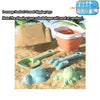 11/5/1Pcs Beach Sand & Water Play Set With Folding Bucket — Outdoor Sandbox Accessories, Random Colors