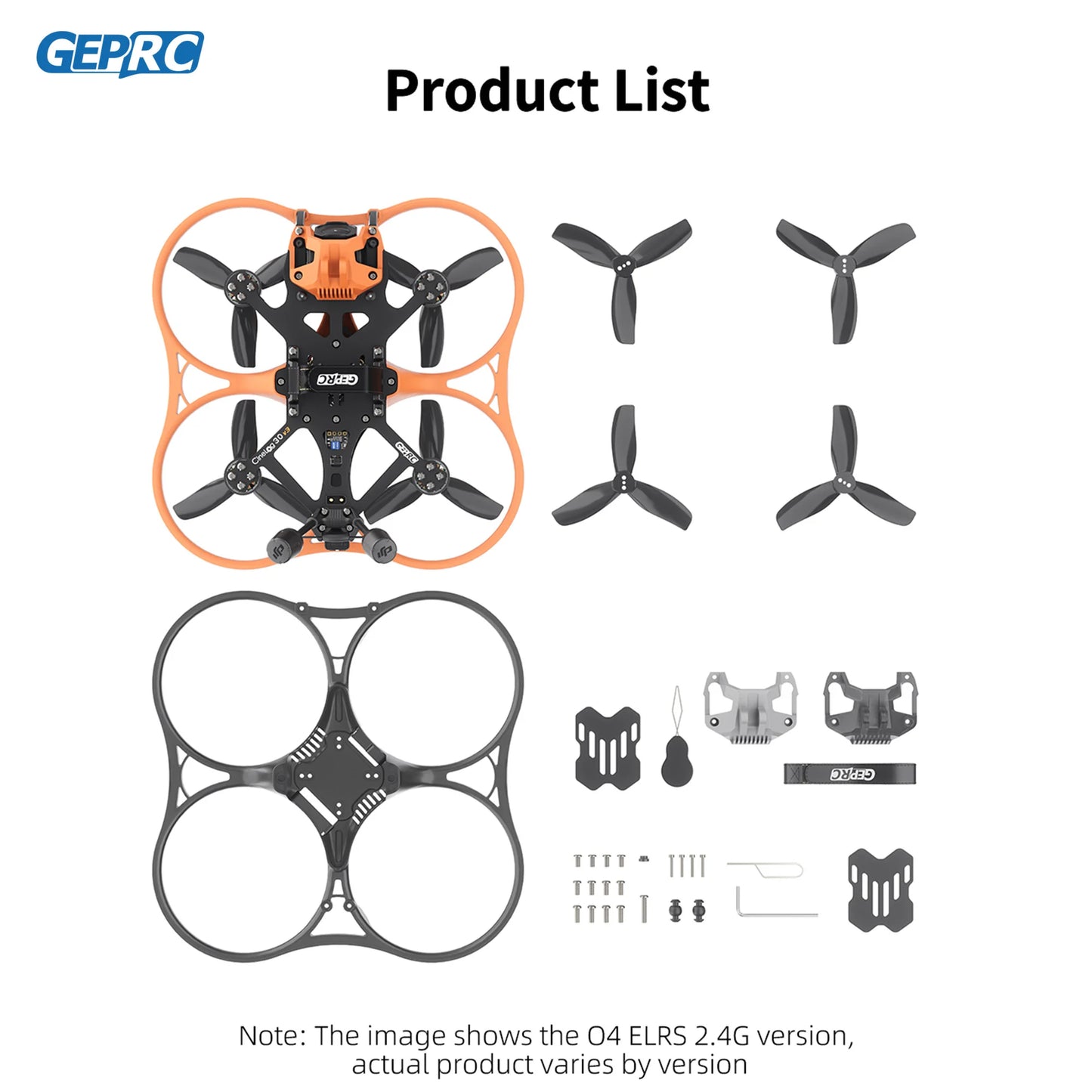 GEPRC Cinelog30 V3 FPV Quadcopter with O4 Air Unit PRO F722 45A 32Bit AIO SpeedX2 1404 3850KV LED BEC RC Freestyle Drone