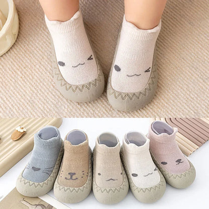 Baby Shoes – Soft Rubber Sole First Walkers, Non-Slip Toddler Sock Shoes for Boys & Girls (0-4Y)