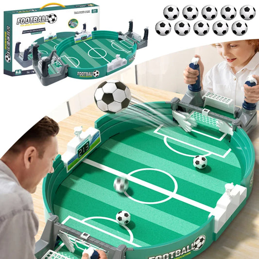 Soccer Table Football Board Game – Portable Outdoor Sport Toy, Family Party Tabletop Game for Kids