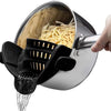 Silicone Strainer Clip Pot Strainer Adjustable Clip Strainer for Pots Pans Bowls