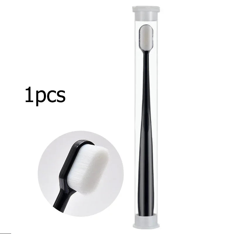 Ultra-fine Soft Toothbrush Million Nano Bristle Adult Teeth Deep Cleaning Portable Travel Dental Oral Care Brush