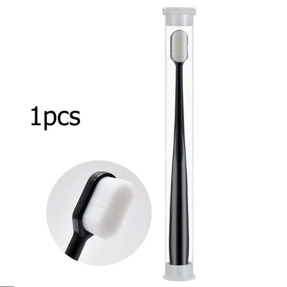 Ultra-fine Soft Toothbrush Million Nano Bristle Adult Teeth Deep Cleaning Portable Travel Dental Oral Care Brush