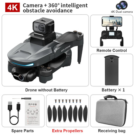L200 Pro Max GPS Drone with 2-Axis Gimbal and 4K HD Camera