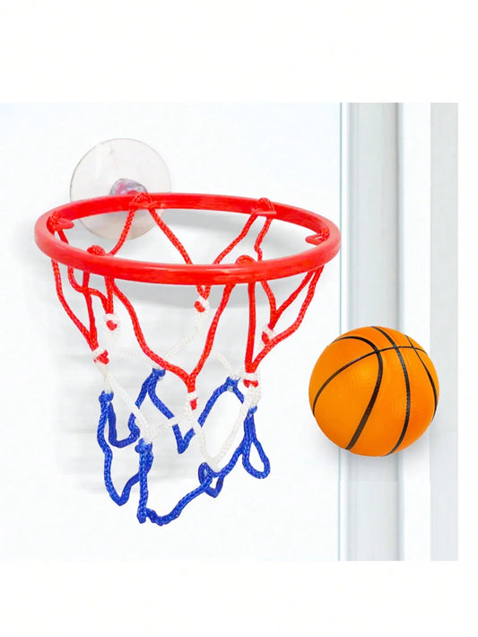Small Basketball Set – Coordinated Wrist Solid Rubber Elastic Ball, Children’s Exercise Shooting Table Game Toy