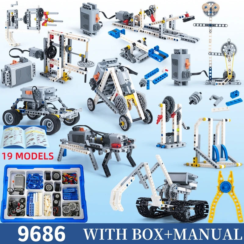 STEM 9686 Technical DIY Building Blocks Kit – Educational Programming Toy for Kids