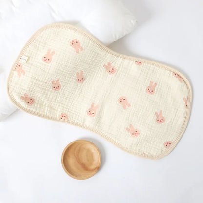 Newborn Baby Burp Towel | Six-Layer Gauze Waterproof Shoulder Pad Bib for Drool & Spitting Protection - Kidzy Market