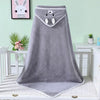 Baby Bath Towel – Soft Coral Fleece Hooded Swaddle Wrap, Newborn Sleeping Blanket for Boys & Girls