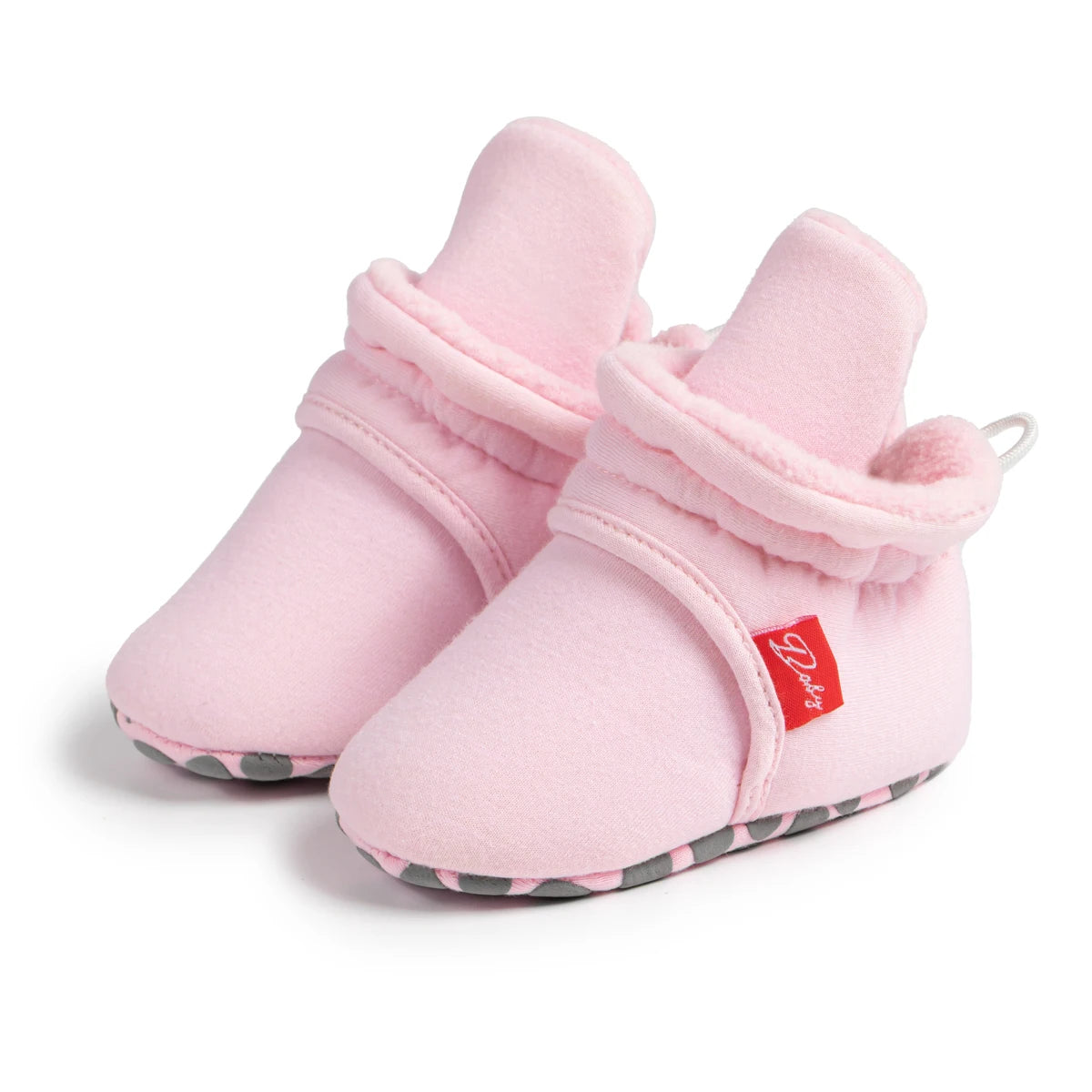 Winter Baby Boy Girl Socks Booties Fluff Soft Elastic Cord First Walkers Anti-slip Indoor Warm Newborn Baby Shoes Moccasin