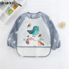 Waterproof Long-Sleeve Baby Smock – Toddler Art Apron & Feeding Bib with Pocket for Boys & Girls (1-3 Years) - Kidzy Market