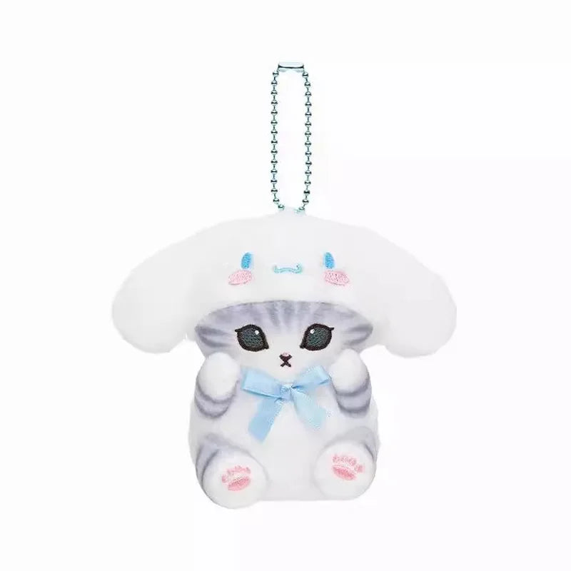 Sanrio Hello Kitty Gudetama Kero Kero Keroppi Plush Backpack Pendant Keychain Gift