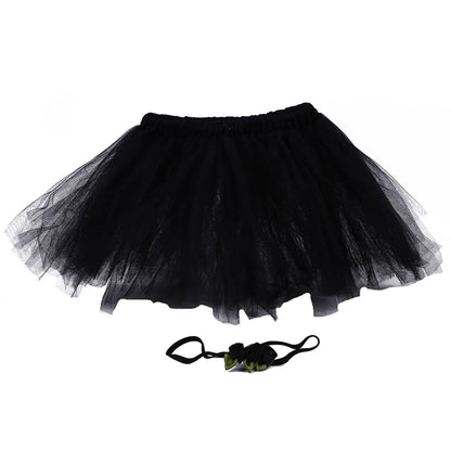 Baby Tutu Skirt Newborn Photography Prop – Cute Princess Infant Outfit with Flower Headband Accessories for Baby Girls Dress