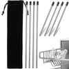 8-Piece Bottle Drainer Rack – Dishwasher Safe Holder for Glass Bottles, Travel & Baby Drying